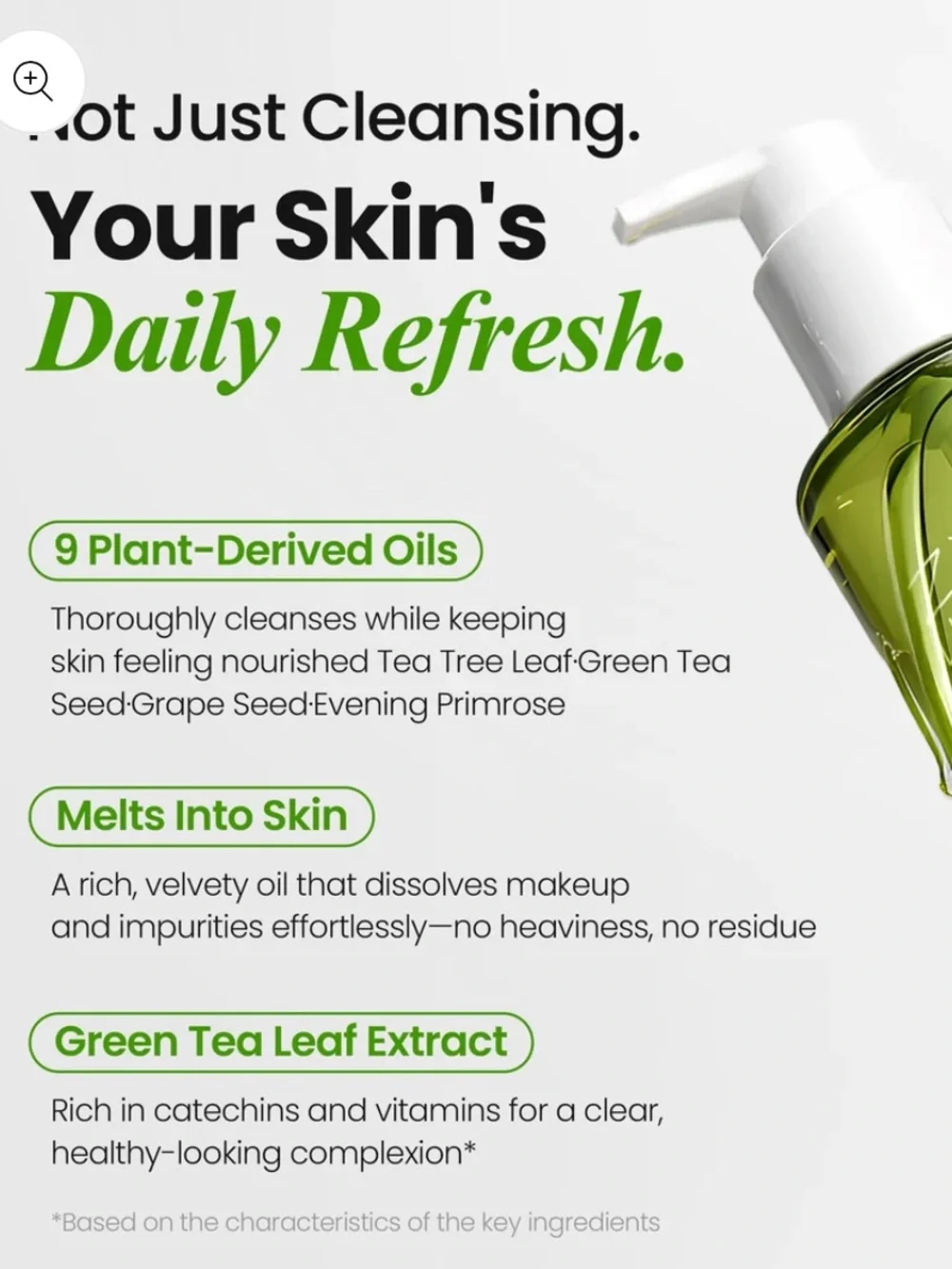 NEOGEN DERMALOGY Real Fresh Cleansing Oil Green Tea 285ml BRAND NEW